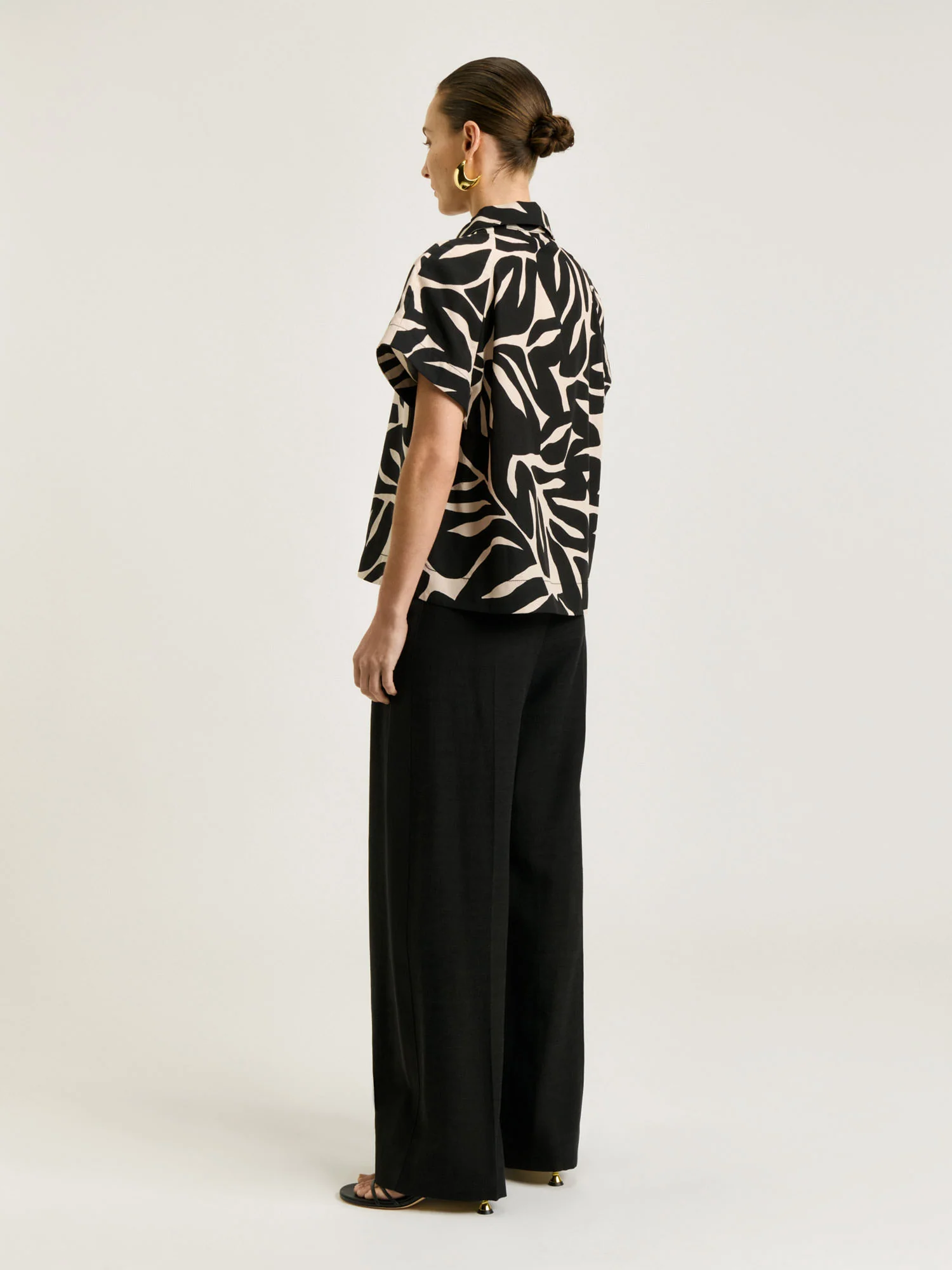 BLACK FOLIAGE SHIRT - Image 3