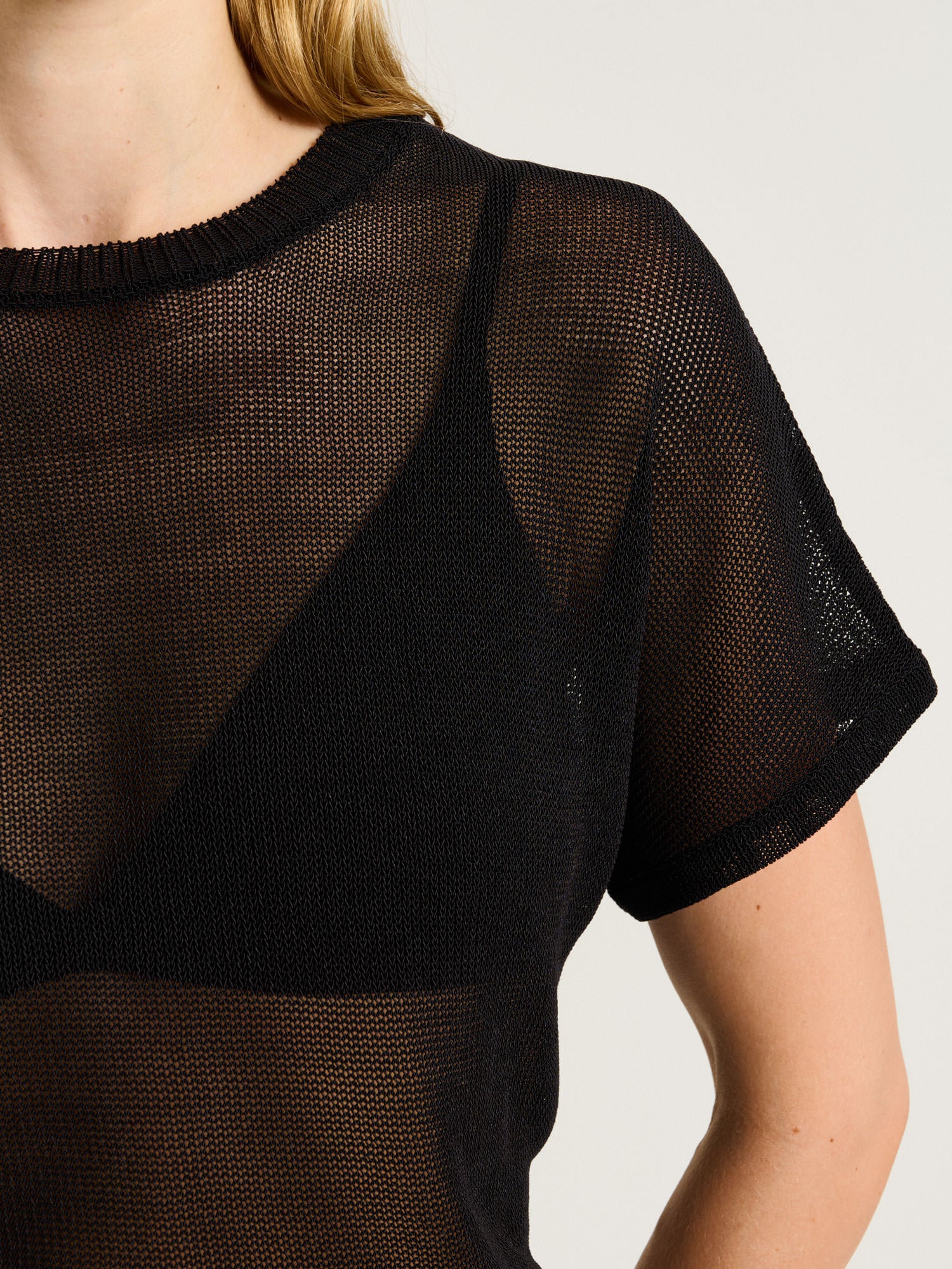 BOXY MESH KNIT TEE - Image 11