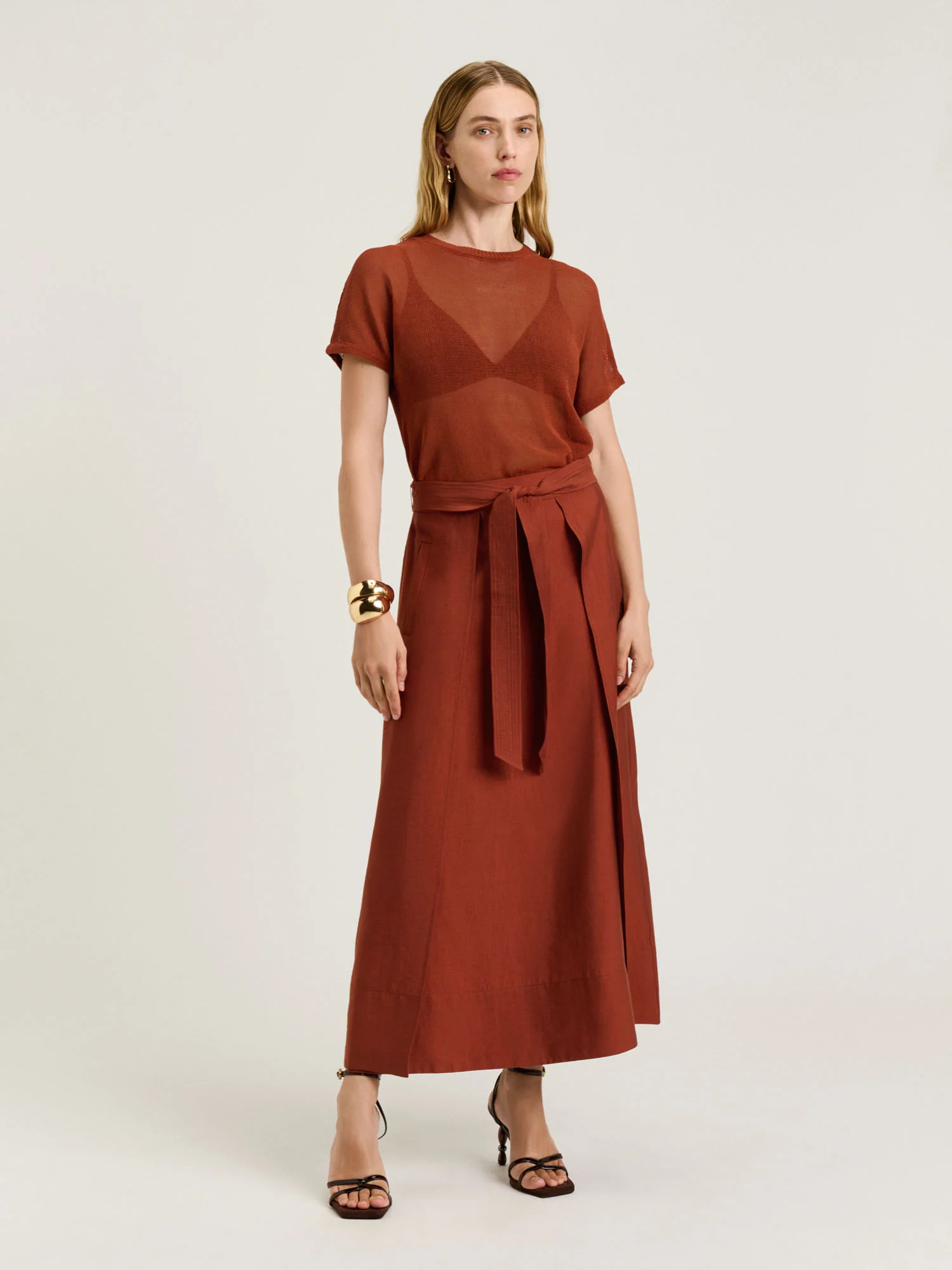 BOXY MESH KNIT TEE - Image 6