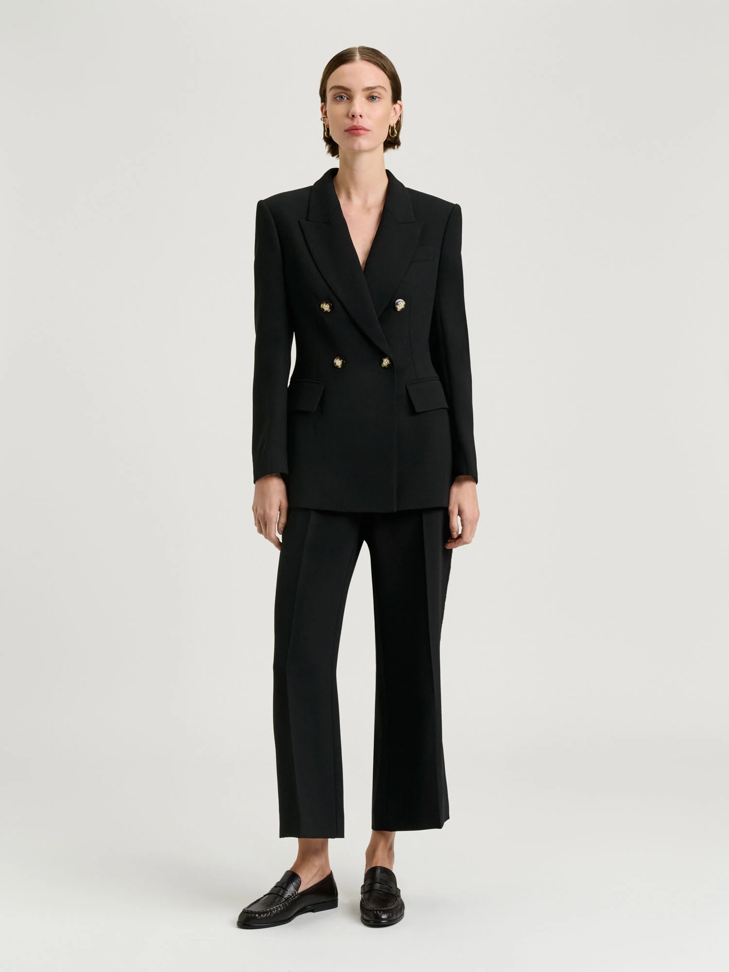 DOUBLE WEAVE LONGLINE BLAZER - Image 6