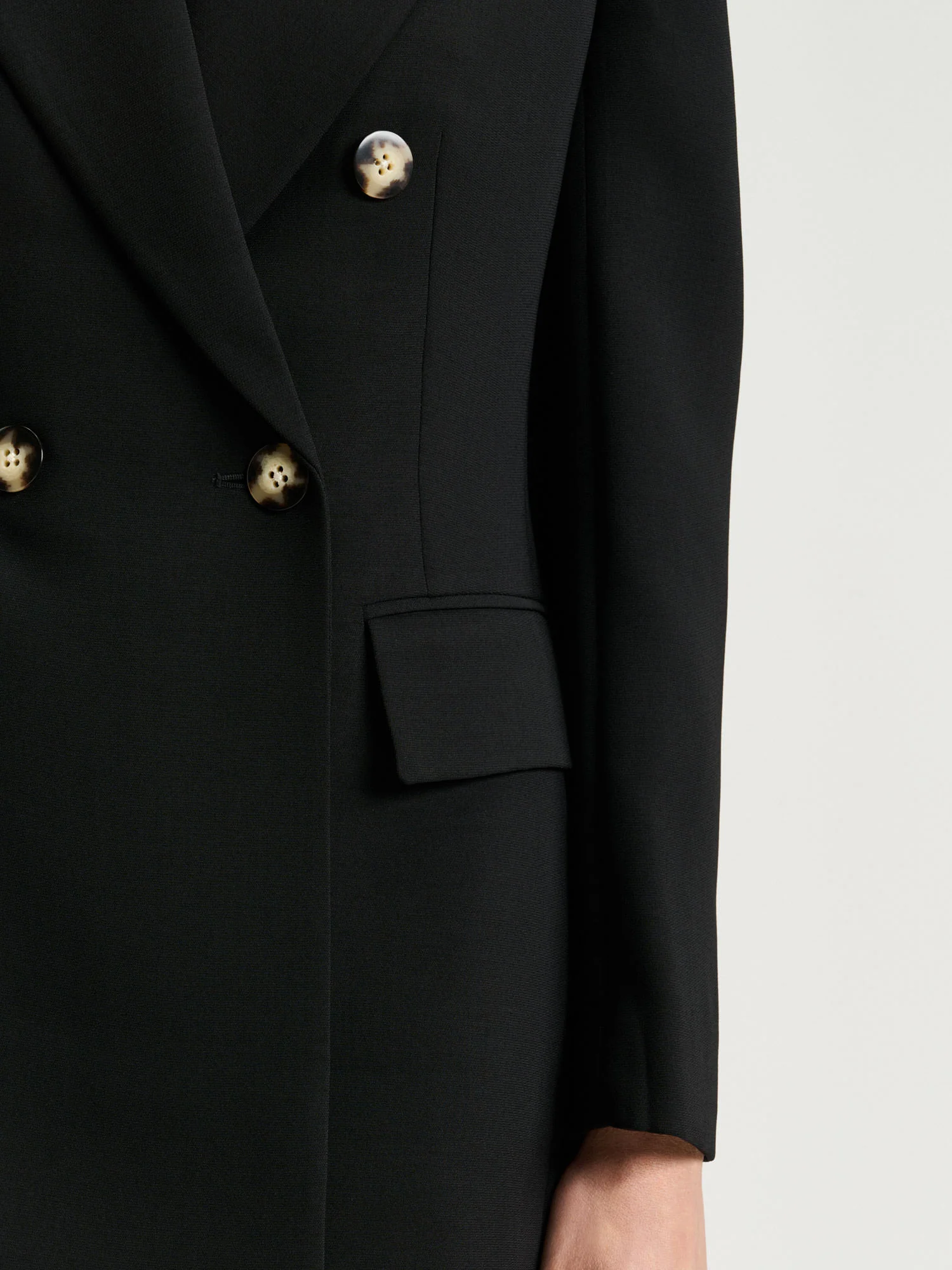 DOUBLE WEAVE LONGLINE BLAZER - Image 8