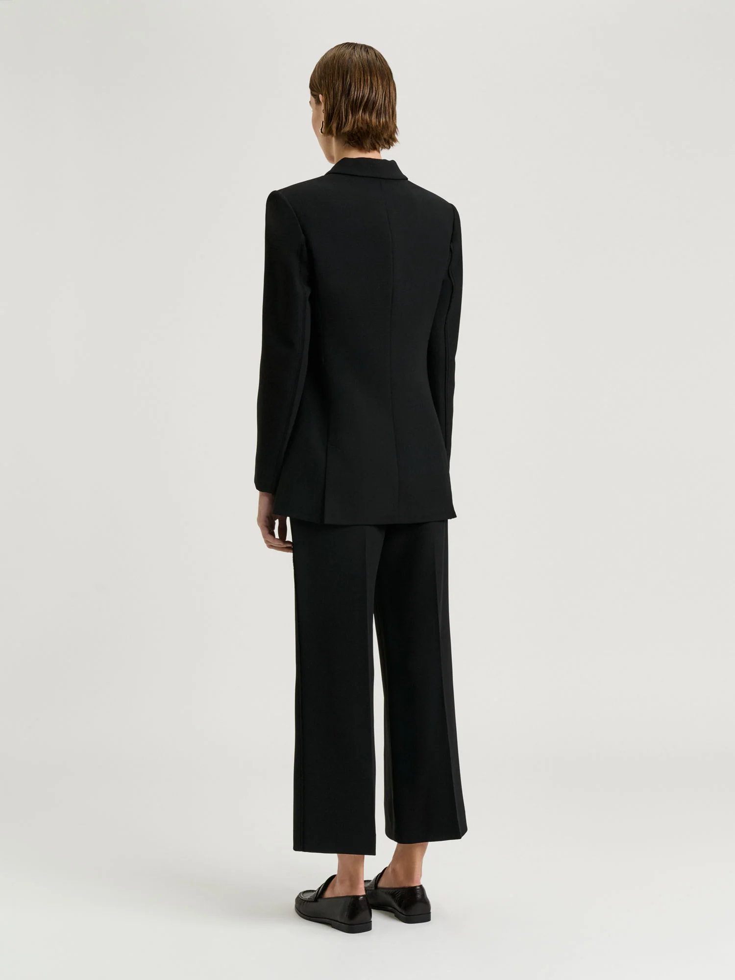DOUBLE WEAVE LONGLINE BLAZER - Image 9