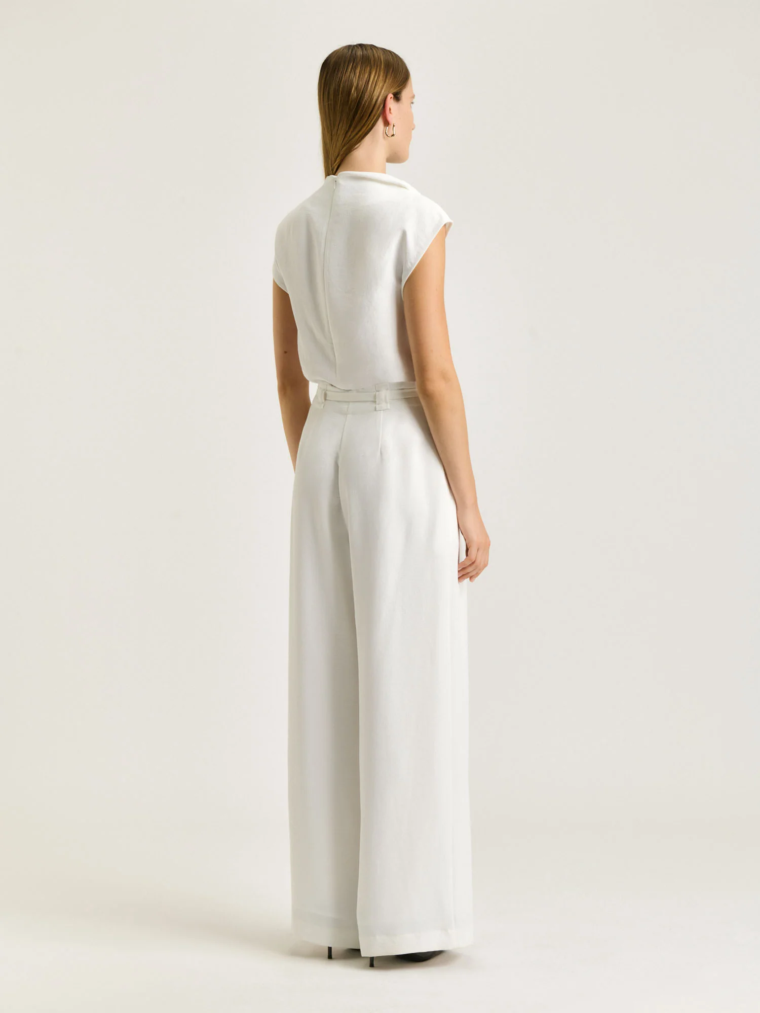 DRAPEY CREPE COWL NECK TOP - Image 3