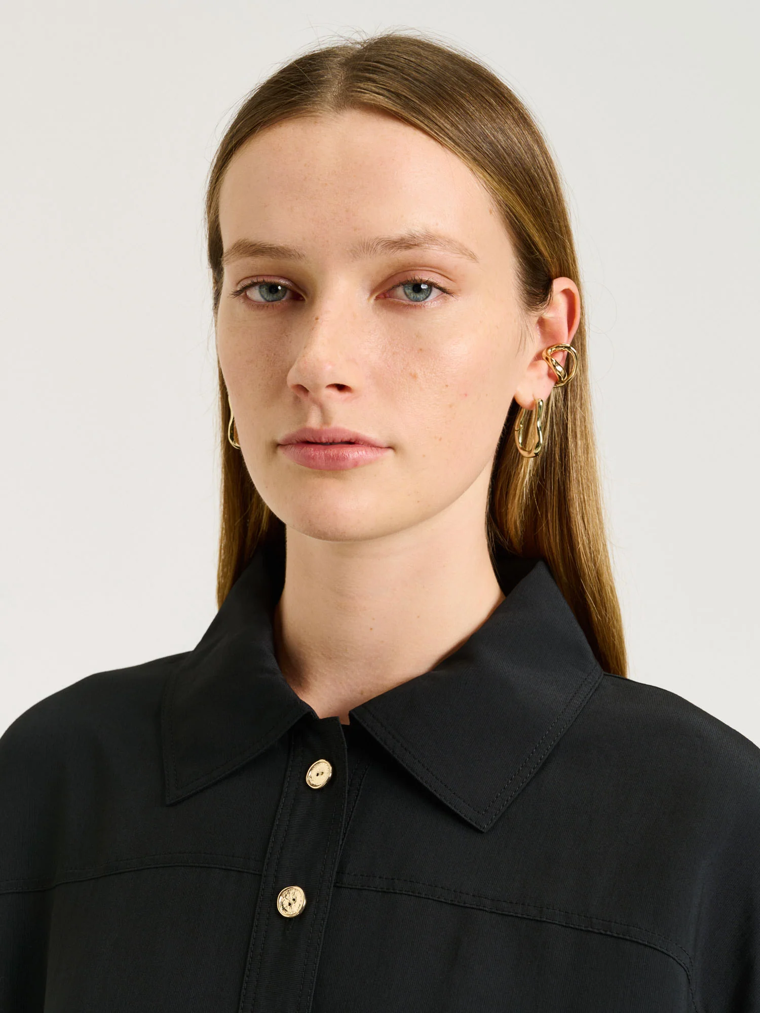 DRAPEY MODAL BLEND SHIRTDRESS - Image 3