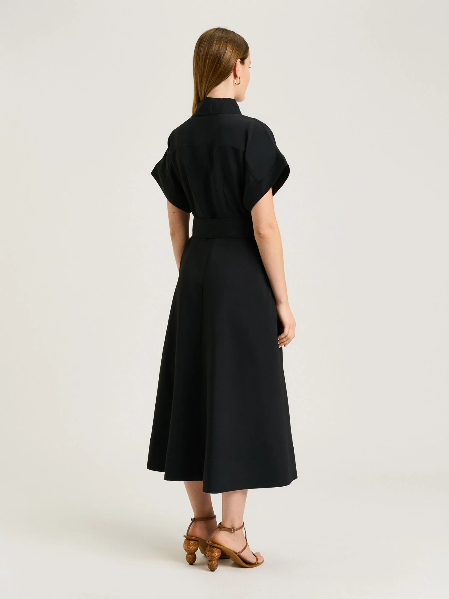 DRAPEY MODAL BLEND SHIRTDRESS - Image 4