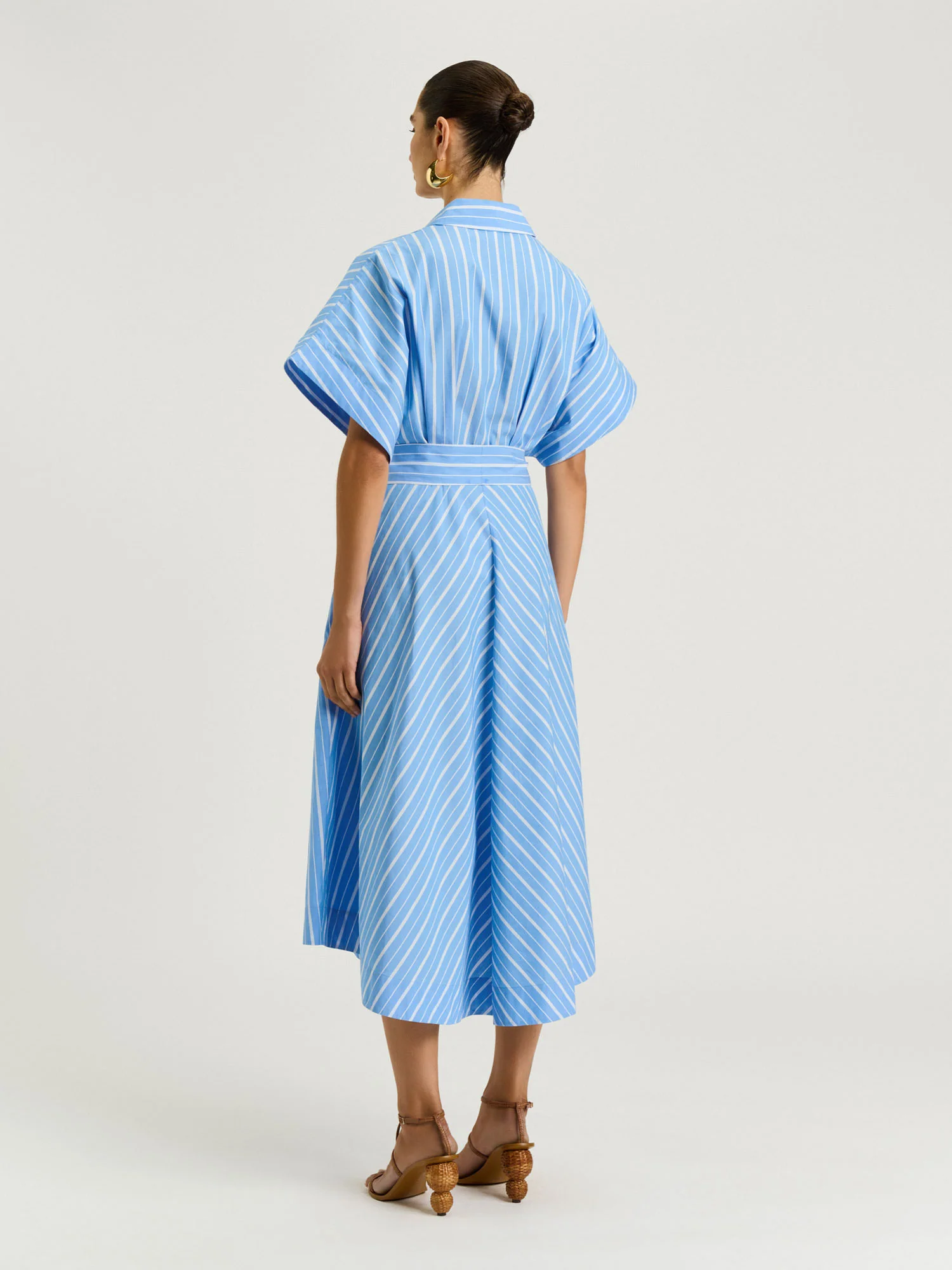 GOOD EARTH COTTON STRIPE SHIRTDRESS - Image 5