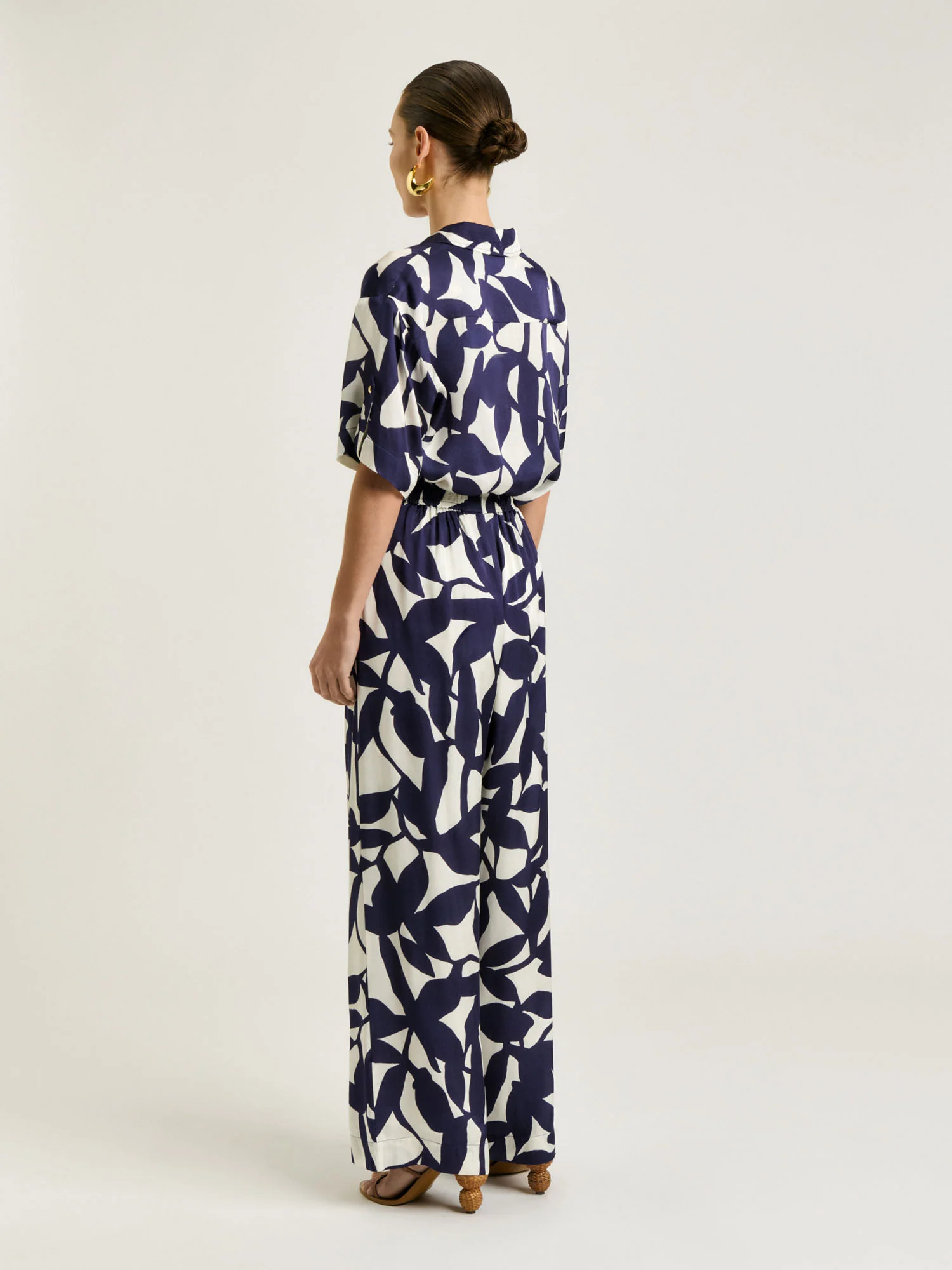 INK SHADOW LEAF RELAXED PANT - Image 3