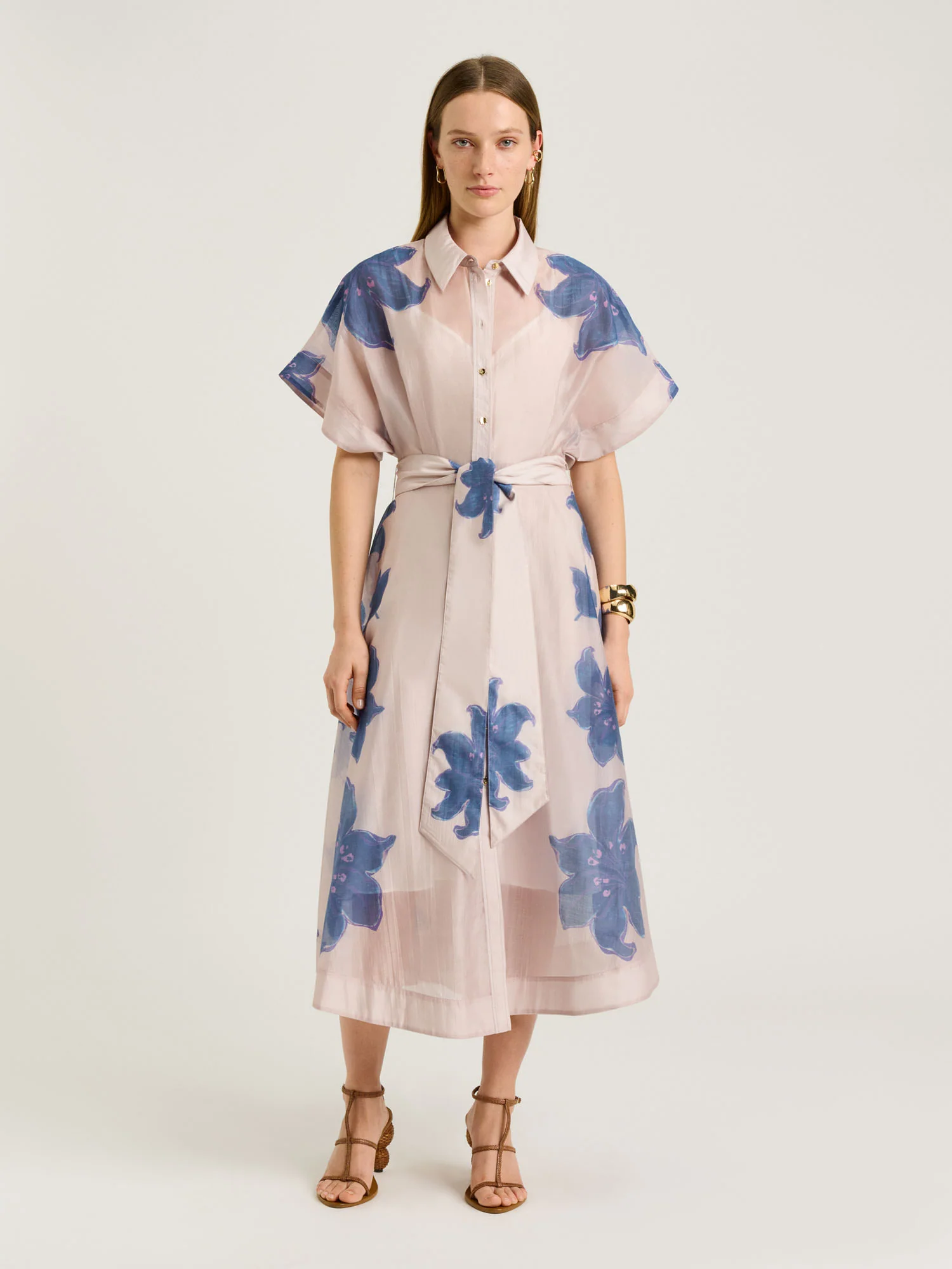 IVORY LILY SHIRTDRESS