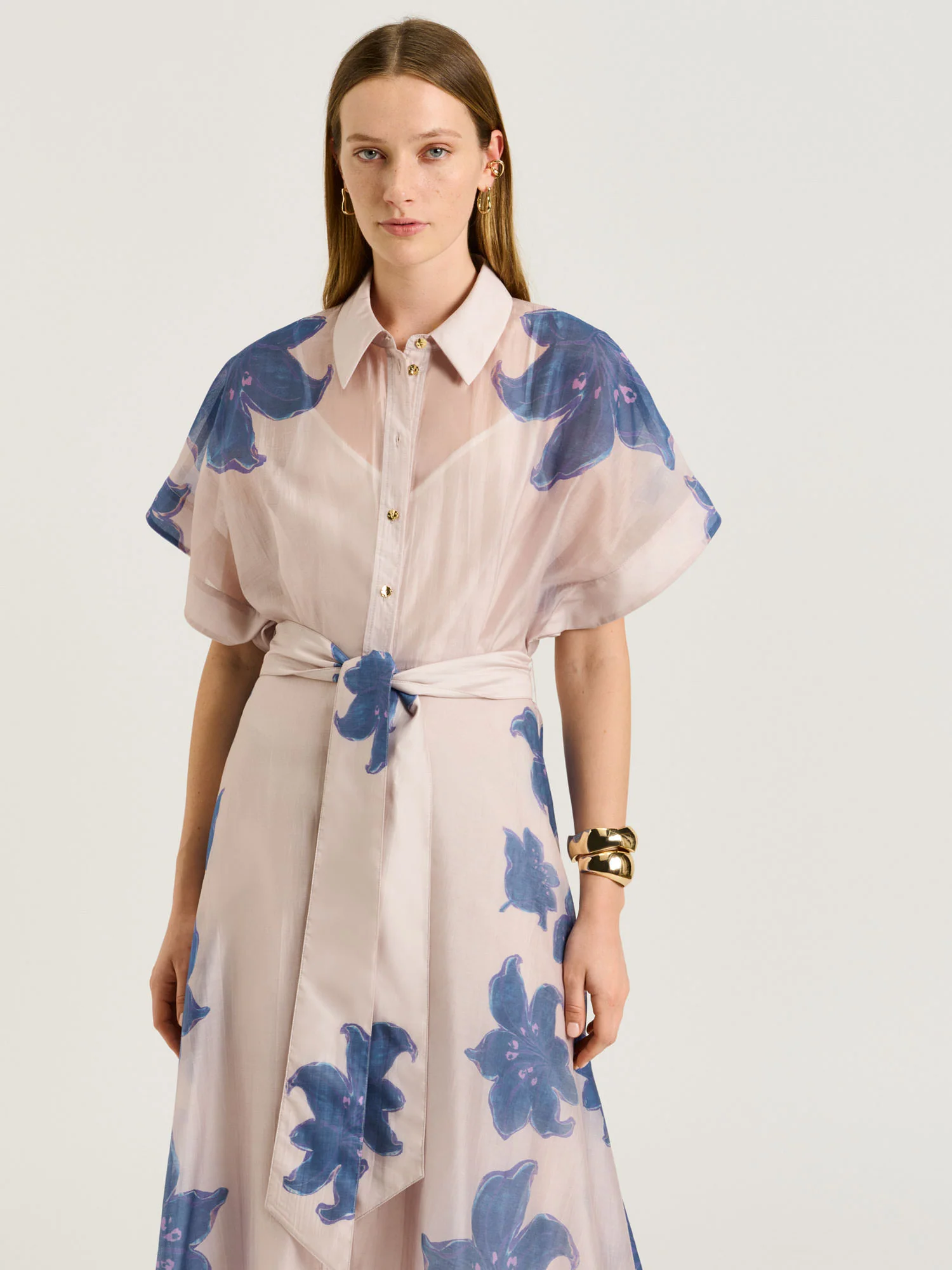IVORY LILY SHIRTDRESS - Image 2