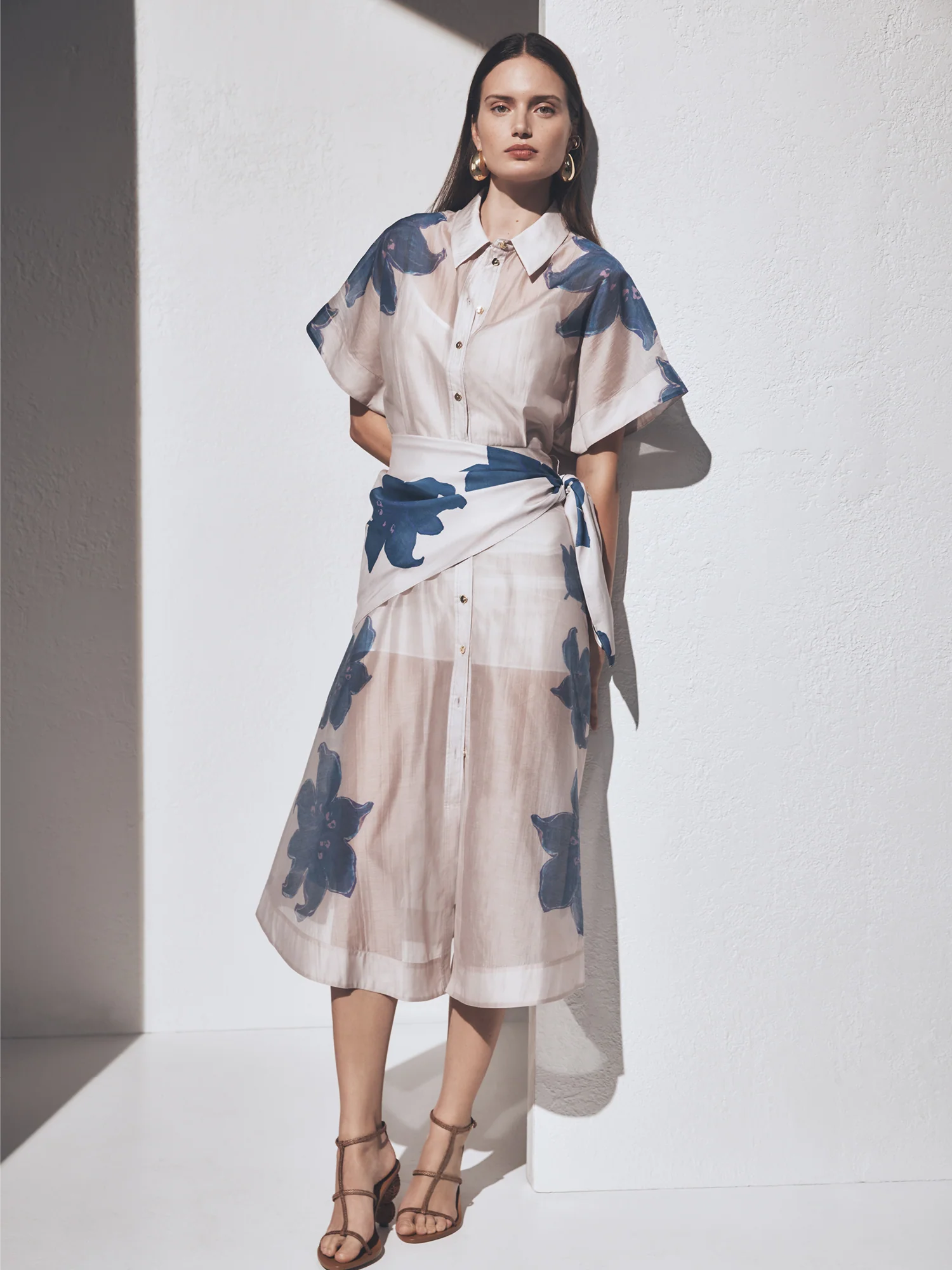 IVORY LILY SHIRTDRESS - Image 6
