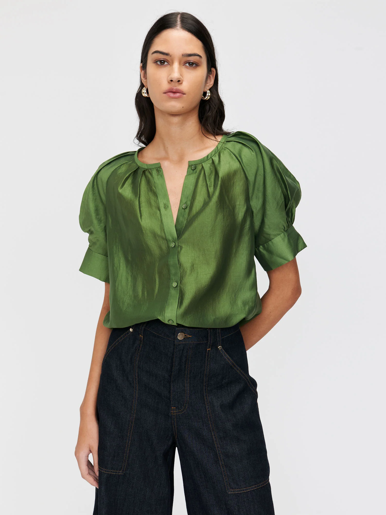 LIGHT TENCEL RAGLAN SHIRT