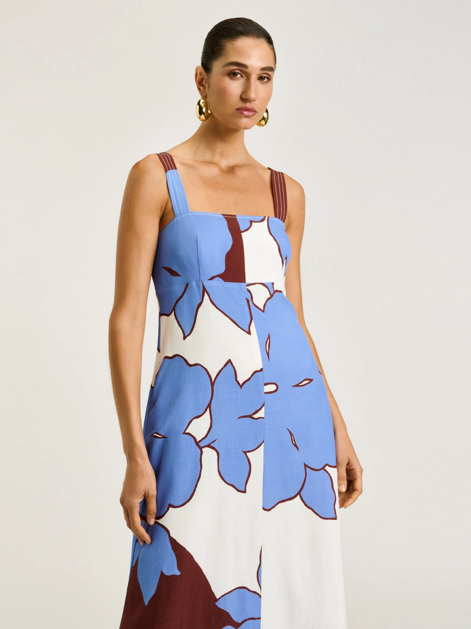 LILAC POINSETTIA MAXI SUNDRESS - Image 2