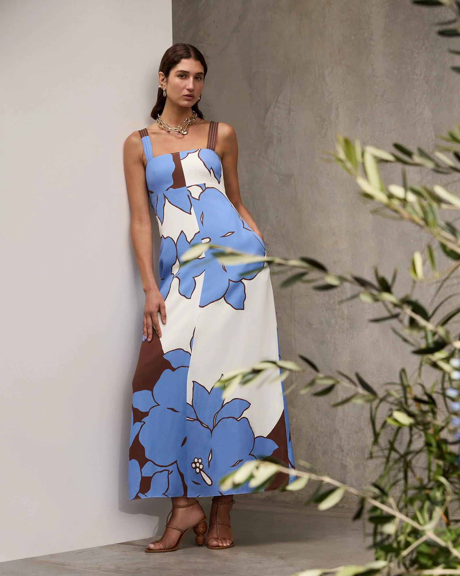 LILAC POINSETTIA MAXI SUNDRESS - Image 8