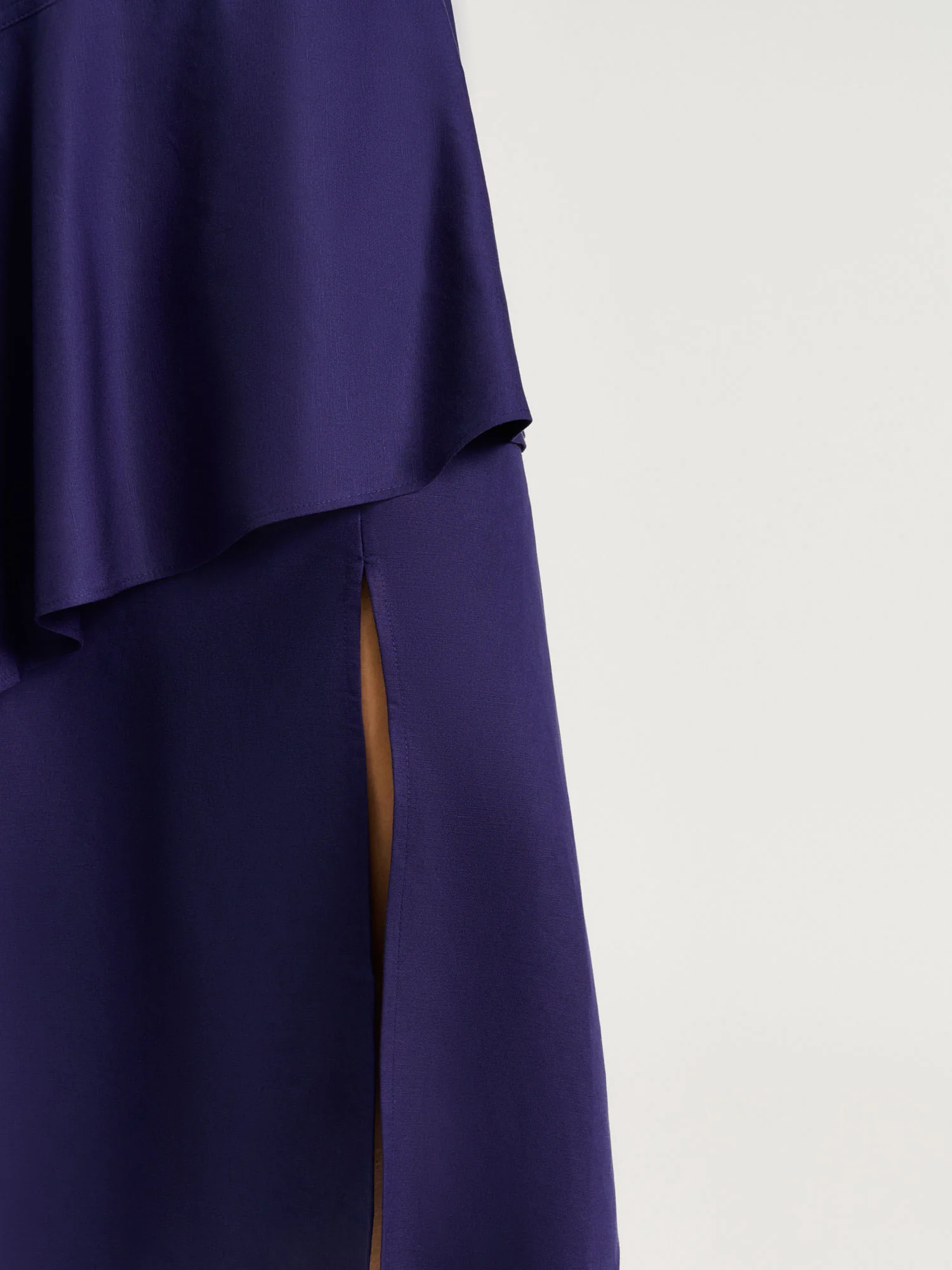 LINEN LYOCELL FLOUNCE SKIRT - Image 3