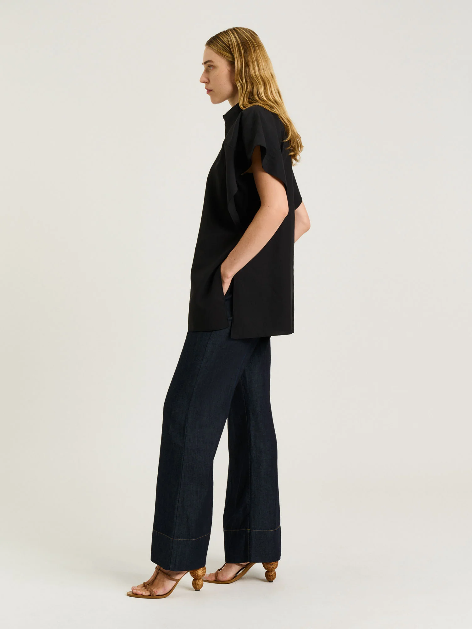 LYOCELL COTTON TUNIC SHIRT - Image 11