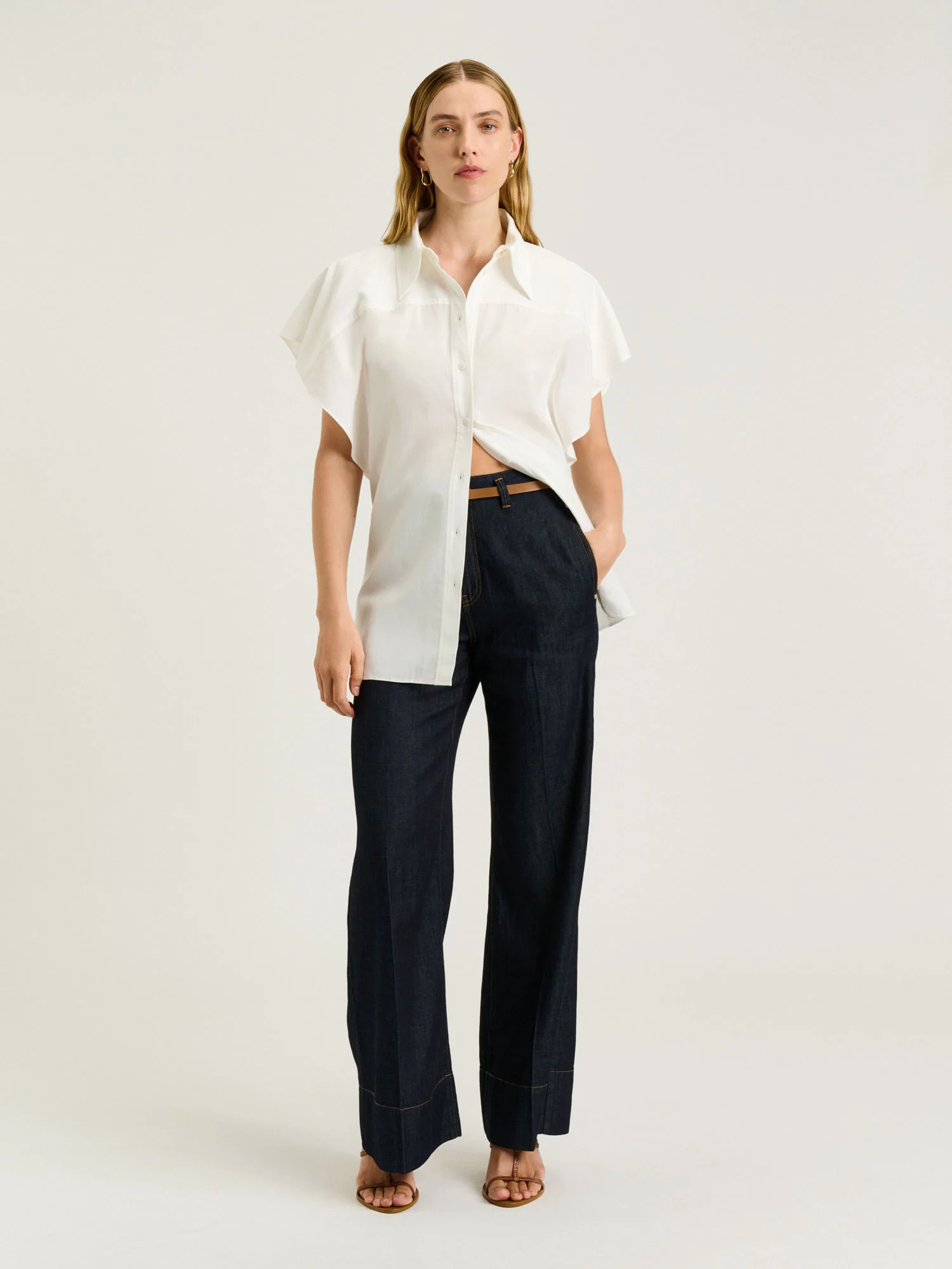 LYOCELL COTTON TUNIC SHIRT - Image 3