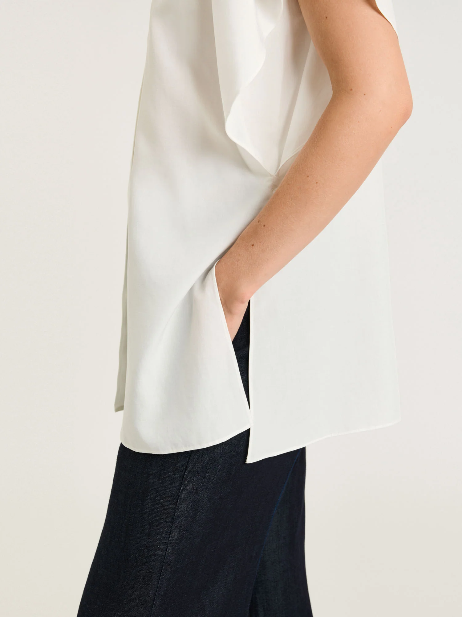 LYOCELL COTTON TUNIC SHIRT - Image 4