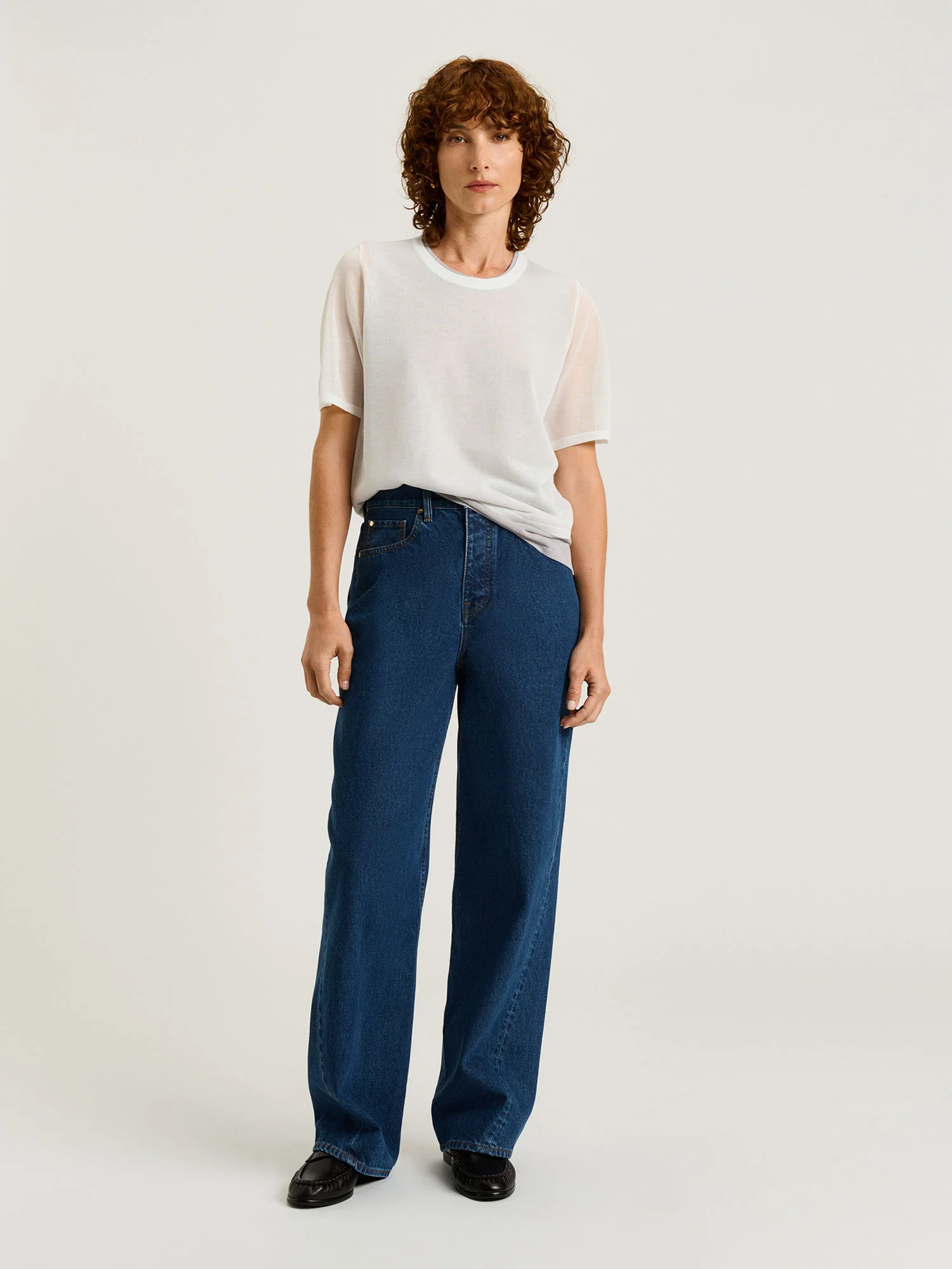 SHEER DOUBLE LAYER KNIT