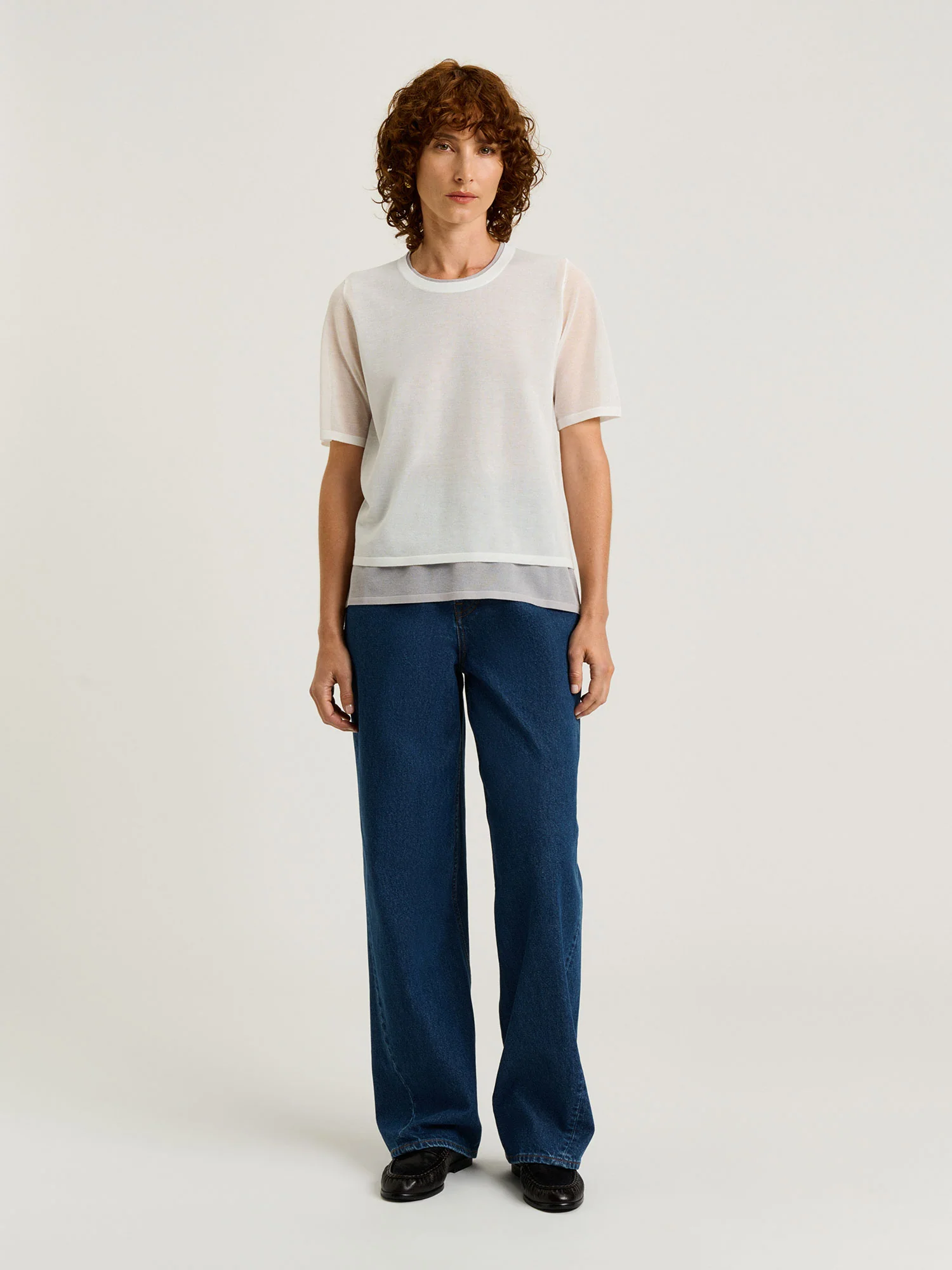 SHEER DOUBLE LAYER KNIT - Image 2