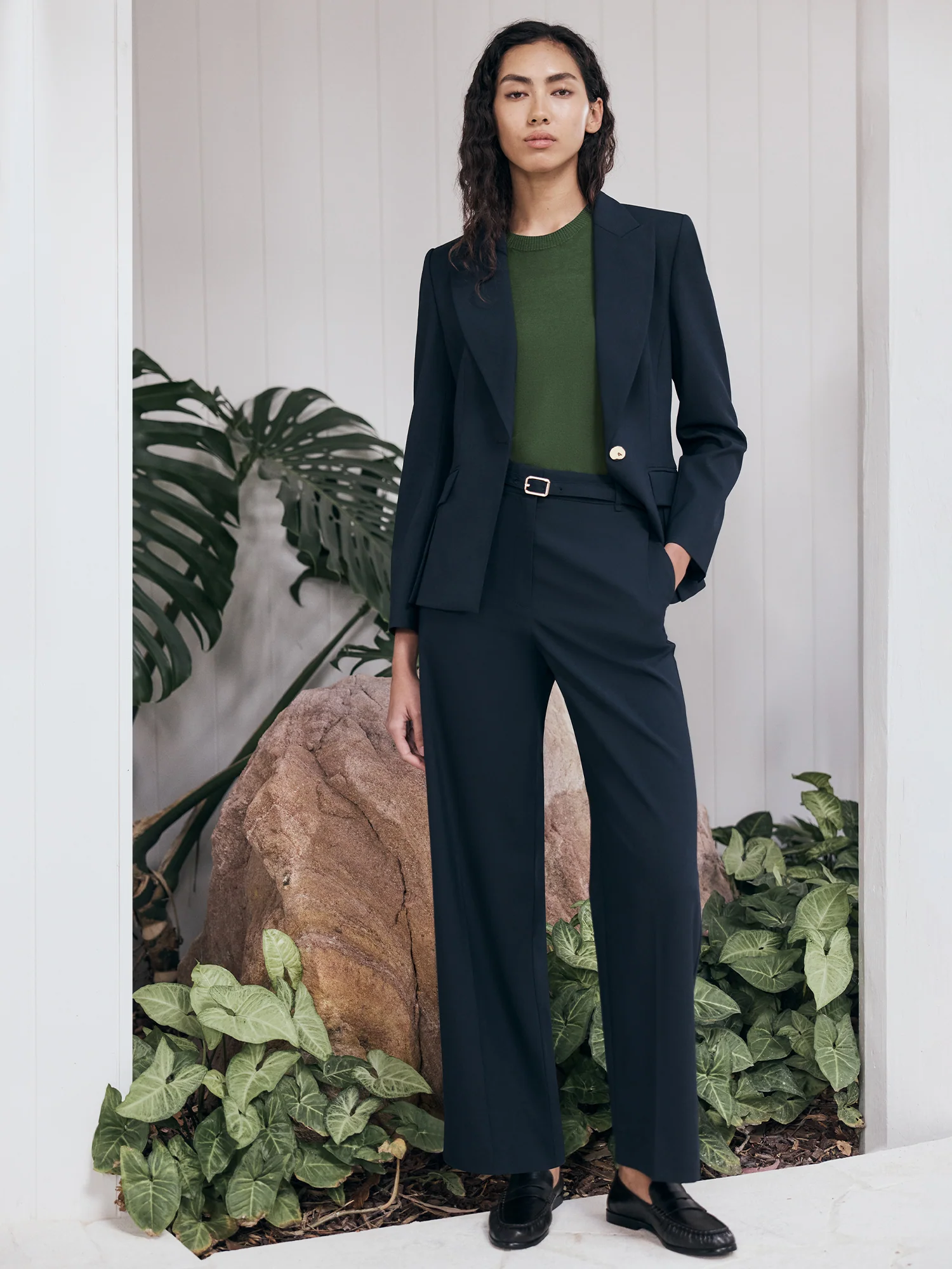 STRETCH SUITING SINGLE BREASTED BLAZER - Image 5