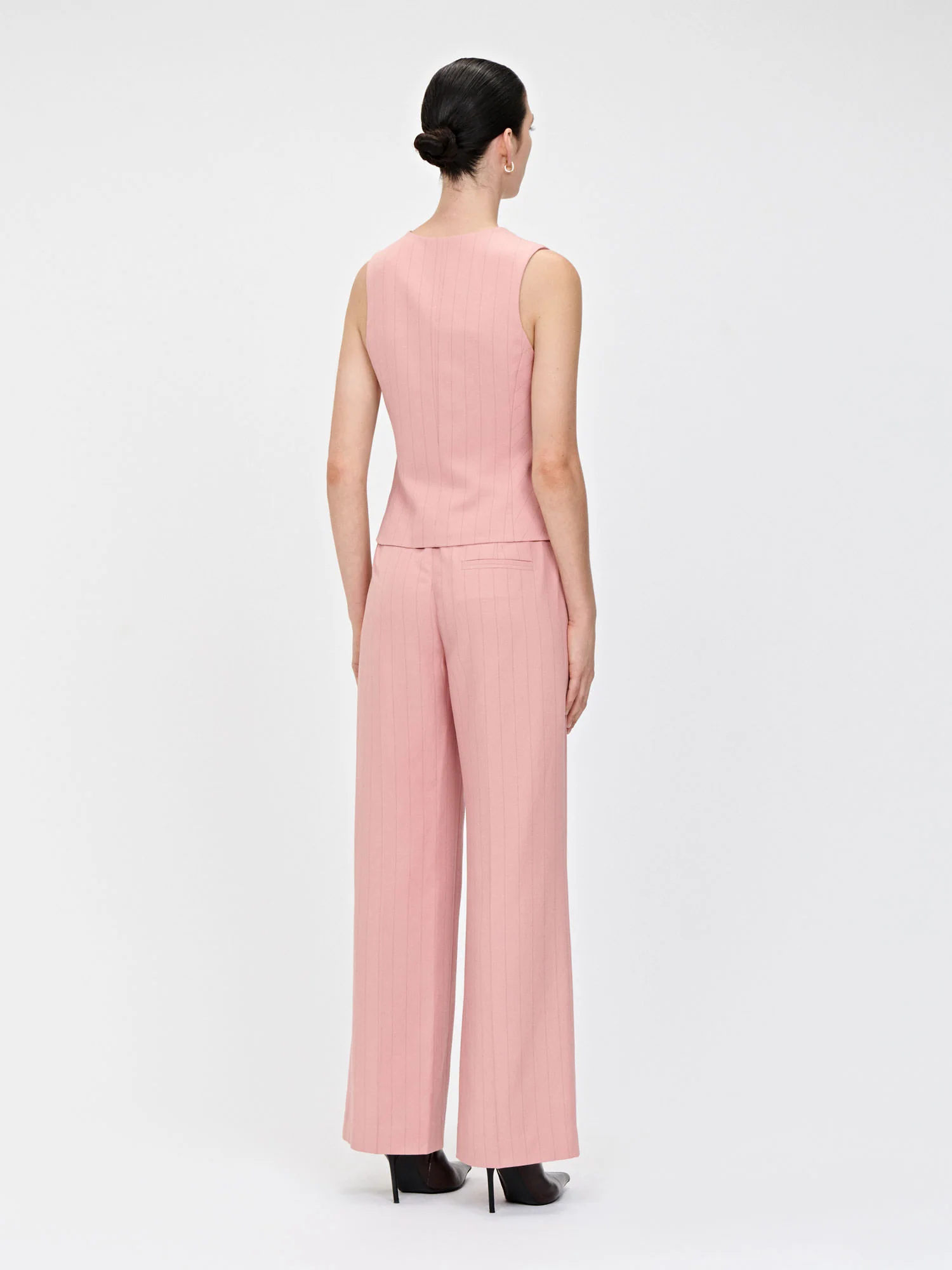 STRIPE TWILL STRAIGHT LEG PANT - Image 3