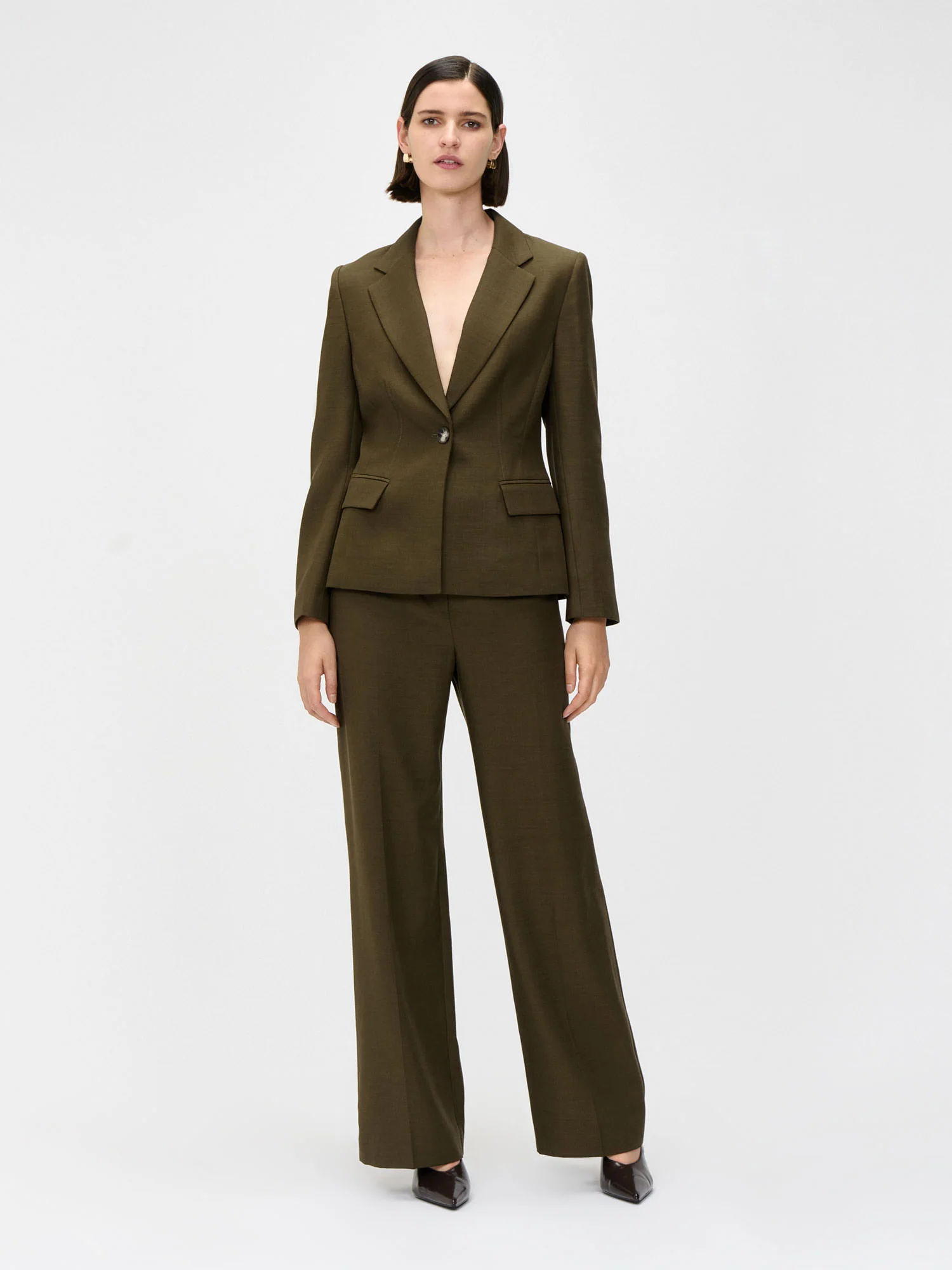 STRIPE TWILL STRAIGHT LEG PANT - Image 7