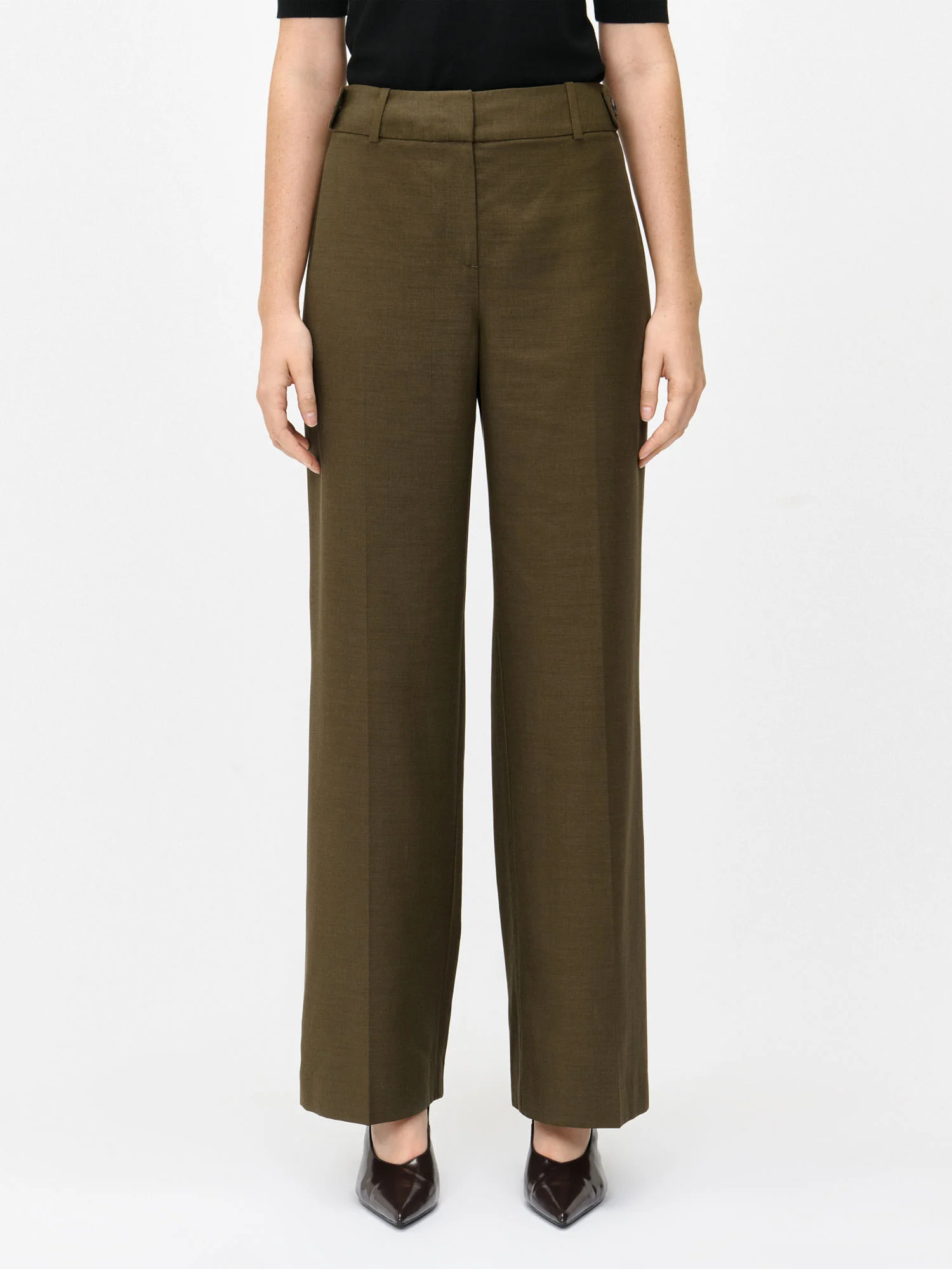STRIPE TWILL STRAIGHT LEG PANT - Image 8
