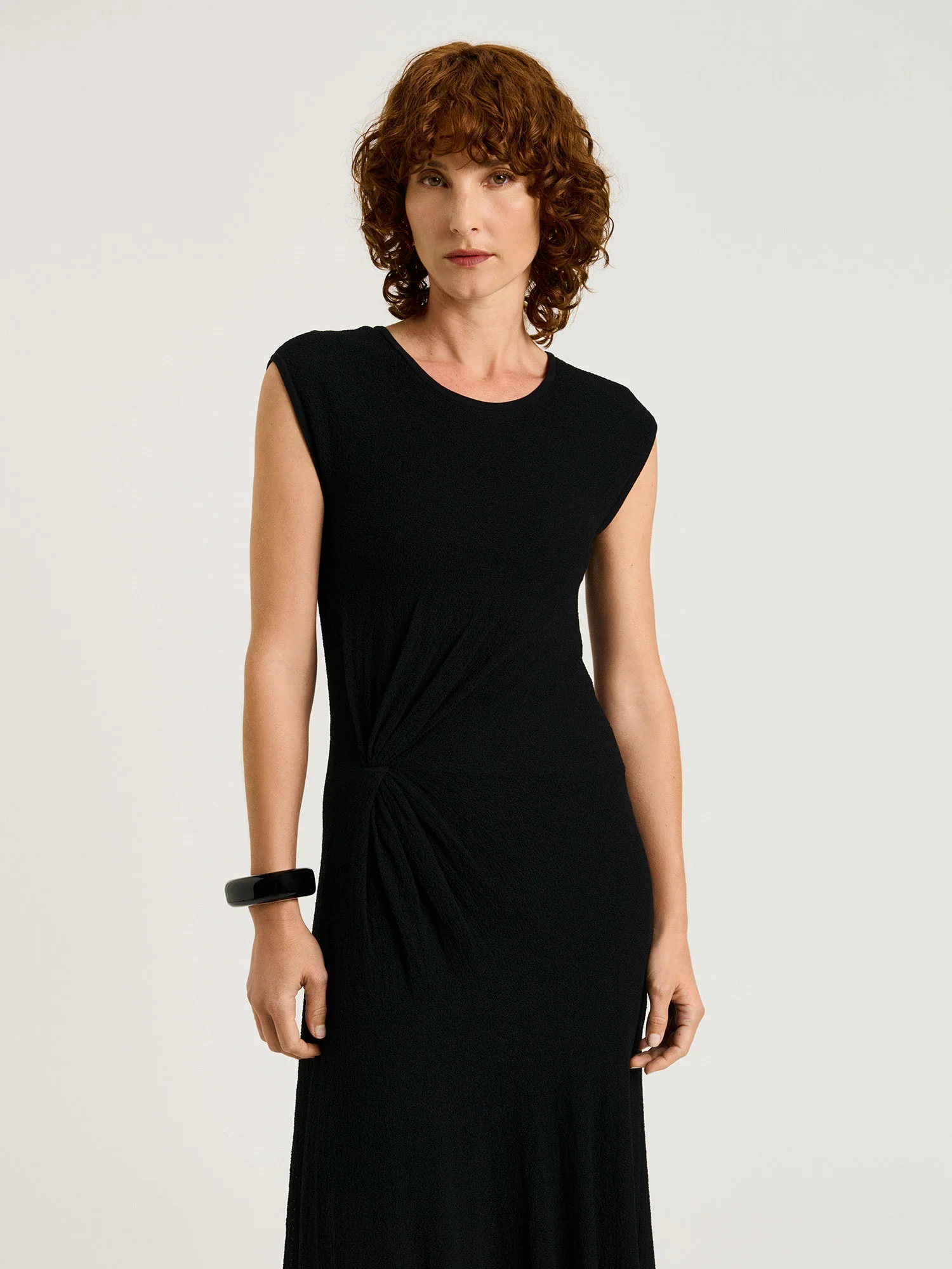 TWIST FRONT KNIT DRESS - Image 2