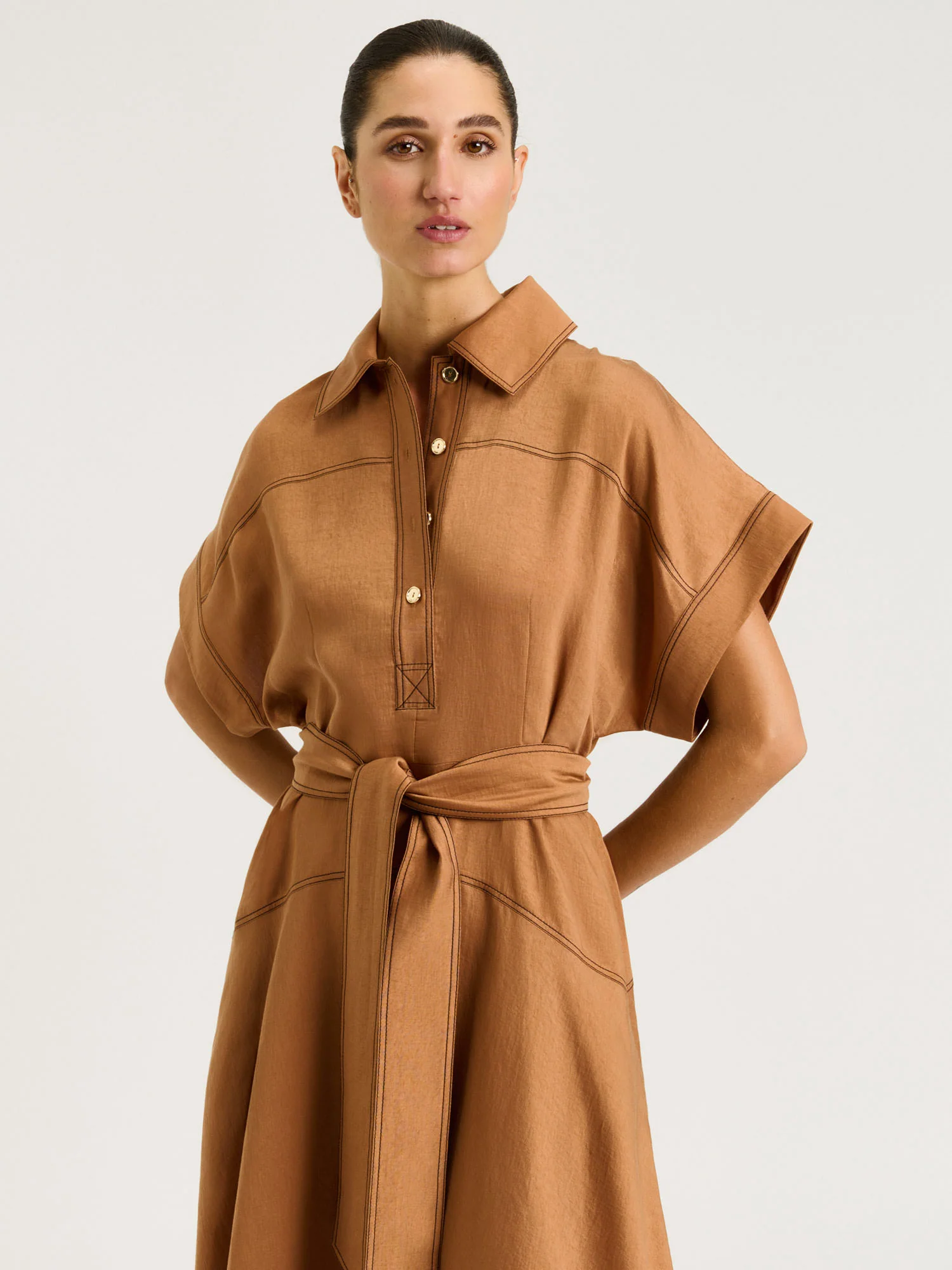 WASHER LYOCELL SHIRTDRESS - Image 2