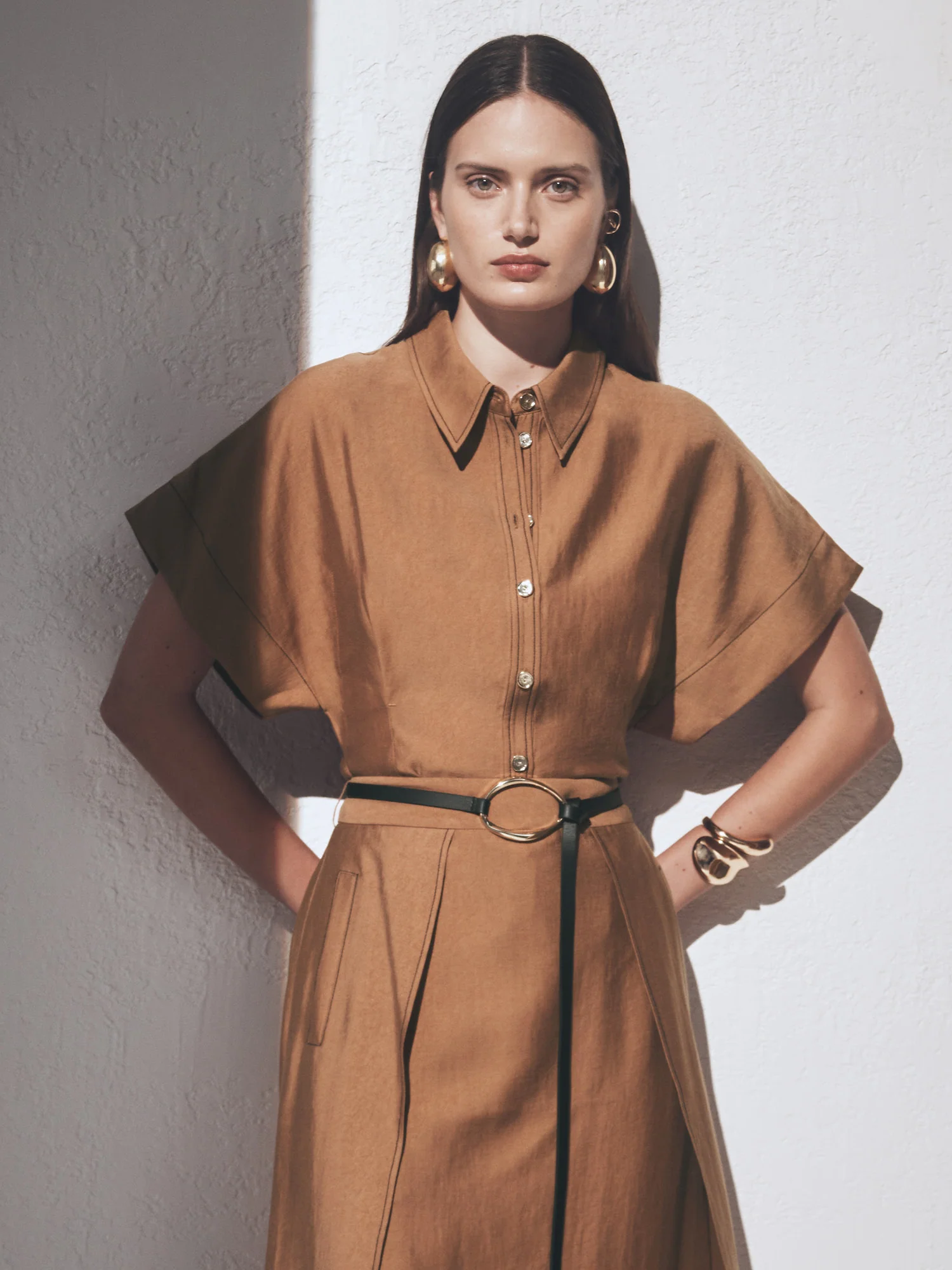 WASHER LYOCELL TUCKED SHIRT - Image 7